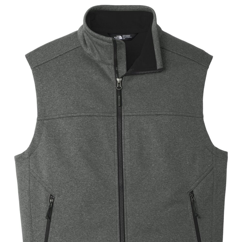 The North Face Men's Dark Gray Ridgewall Softshell Wind Wall Basic Vest Size XXL